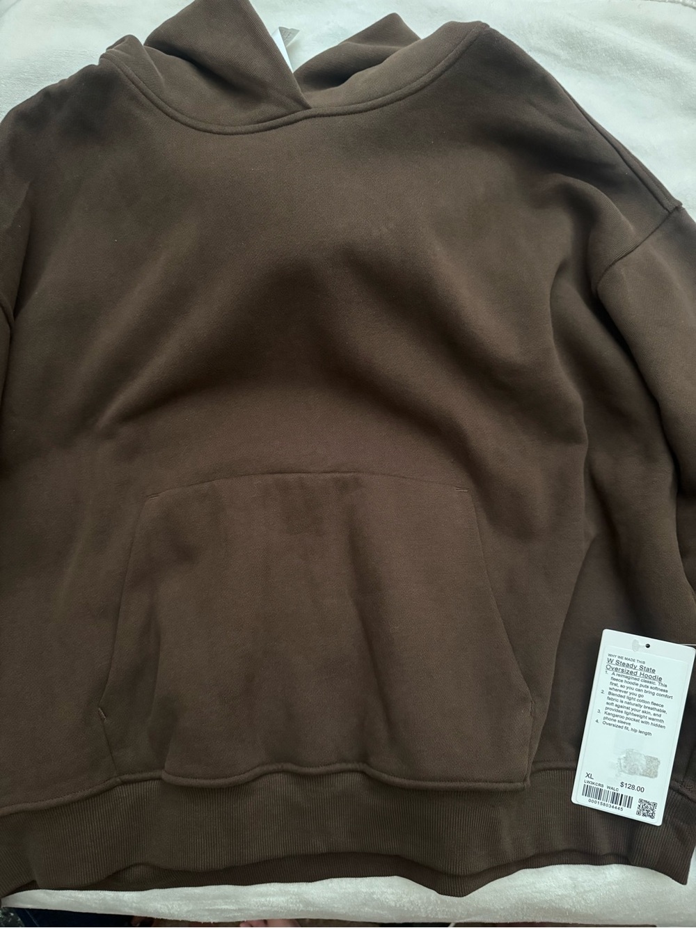 Lululemon Oversized Steady State Hoodie Walnut Crunch